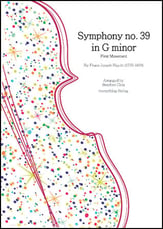 Symphony No. 39 in G Minor Orchestra sheet music cover